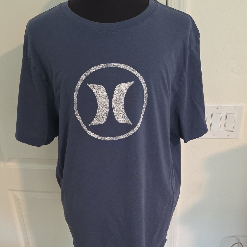 Hurley Men's Navy Graphic Tee